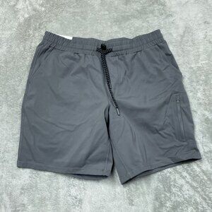 Mondetta Outdoor Active Shorts Recycled Fabric Gray Drawstring L a1375
